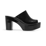 Melissa Platform Mule Sandaler Svart Black, Dam