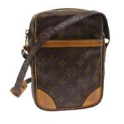 Louis Vuitton Vintage Pre-owned Canvas axelremsvskor Brown, Dam