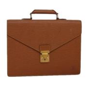 Louis Vuitton Vintage Pre-owned Laeder portfljer Brown, Dam