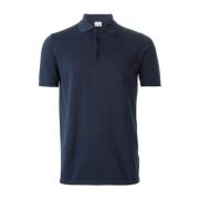 Aspesi Navy Polo Tröja för Män Blue, Herr