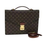 Louis Vuitton Vintage Pre-owned Canvas handvskor Brown, Dam