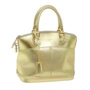 Louis Vuitton Vintage Pre-owned Laeder handvskor Yellow, Dam