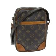 Louis Vuitton Vintage Pre-owned Canvas axelremsvskor Brown, Dam