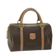 Celine Vintage Pre-owned Laeder handvskor Brown, Dam