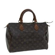 Louis Vuitton Vintage Pre-owned Canvas handvskor Brown, Dam