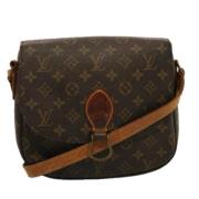 Louis Vuitton Vintage Pre-owned Canvas louis-vuitton-vskor Brown, Dam