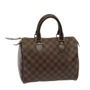 Louis Vuitton Vintage Pre-owned Canvas handvskor Brown, Dam