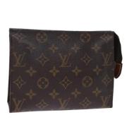 Louis Vuitton Vintage Pre-owned Canvas necessrer Brown, Dam