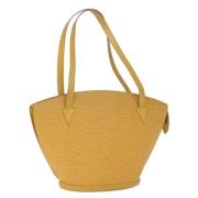 Louis Vuitton Vintage Pre-owned Laeder axelremsvskor Yellow, Dam