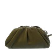 Bottega Veneta Vintage Pre-owned Laeder crossbodyvskor Green, Dam