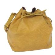 Louis Vuitton Vintage Pre-owned Laeder axelremsvskor Yellow, Dam