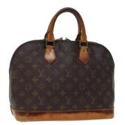 Louis Vuitton Vintage Pre-owned Canvas handvskor Brown, Dam