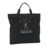 Gucci Vintage Pre-owned Canvas handvskor Black, Dam