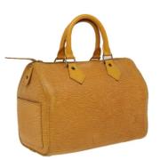 Louis Vuitton Vintage Pre-owned Laeder handvskor Yellow, Dam