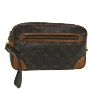 Louis Vuitton Vintage Pre-owned Canvas kuvertvskor Brown, Dam