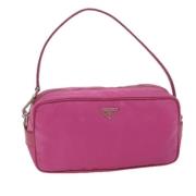 Prada Vintage Pre-owned Nylon necessrer Pink, Dam