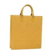 Louis Vuitton Vintage Pre-owned Laeder handvskor Yellow, Dam