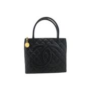 Chanel Vintage Pre-owned Laeder chanel-vskor Black, Dam