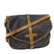 Louis Vuitton Vintage Pre-owned Canvas louis-vuitton-vskor Brown, Dam