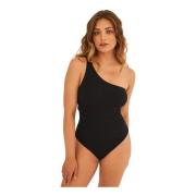 Undress Code Queen Bee Swimsuit Black Black, Dam