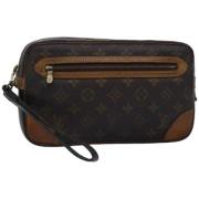 Louis Vuitton Vintage Pre-owned Canvas kuvertvskor Brown, Dam