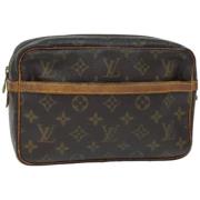 Louis Vuitton Vintage Pre-owned Canvas kuvertvskor Brown, Dam