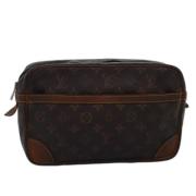 Louis Vuitton Vintage Pre-owned Canvas kuvertvskor Brown, Dam