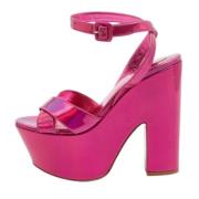 Christian Louboutin Pre-owned Pre-owned Laeder sandaler Pink, Dam