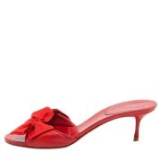 Casadei Pre-owned Pre-owned Tyg sandaler Red, Dam