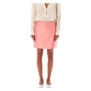 Philosophy di Lorenzo Serafini Duchesse Mini Kjol Rosa Aw24 Pink, Dam