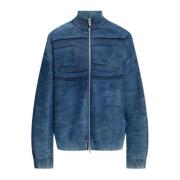 Diesel Cardigan K-Klevery-Zip Blue, Herr