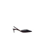 Carolina Herrera Insignia Initials Mesh Pumps Black, Dam