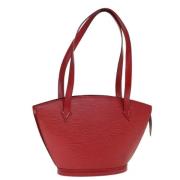 Louis Vuitton Vintage Pre-owned Laeder handvskor Red, Dam