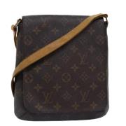 Louis Vuitton Vintage Pre-owned Canvas louis-vuitton-vskor Brown, Dam