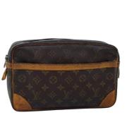 Louis Vuitton Vintage Pre-owned Canvas kuvertvskor Brown, Dam