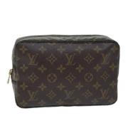 Louis Vuitton Vintage Pre-owned Canvas kuvertvskor Brown, Dam