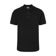 Burberry Svart T-shirt Polo Kollektion Black, Herr