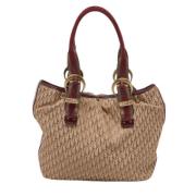 Dior Vintage Pre-owned Canvas totevskor Beige, Dam