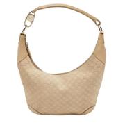 Gucci Vintage Pre-owned Laeder handvskor Beige, Dam