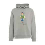 Ralph Lauren Grå Sweatshirt Aw24 Modell 190cm Gray, Herr