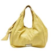 Valentino Vintage Pre-owned Laeder handvskor Yellow, Dam