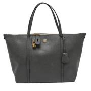 Dolce & Gabbana Pre-owned Pre-owned Laeder axelremsvskor Gray, Dam