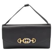 Gucci Vintage Pre-owned Laeder kuvertvskor Black, Dam