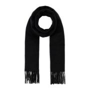 Z Zegna Sidenscarf i svart Black, Herr