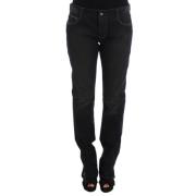 Ermanno Scervino Chic Boyfriend Jeans i Blå Blue, Dam