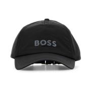 Boss Nylon Baseball Cap Black, Herr