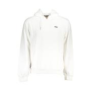 Fila Stilren Vit Hoodie i Bomullsblandning White, Herr