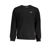 Fila Elegant Broderad Sweatshirt Black, Herr