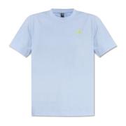 Adidas by Stella McCartney T-shirt med logotyp Blue, Dam