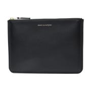 Comme des Garçons Svart Läderclutch Black, Dam